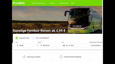 flixbus stornieren möglich